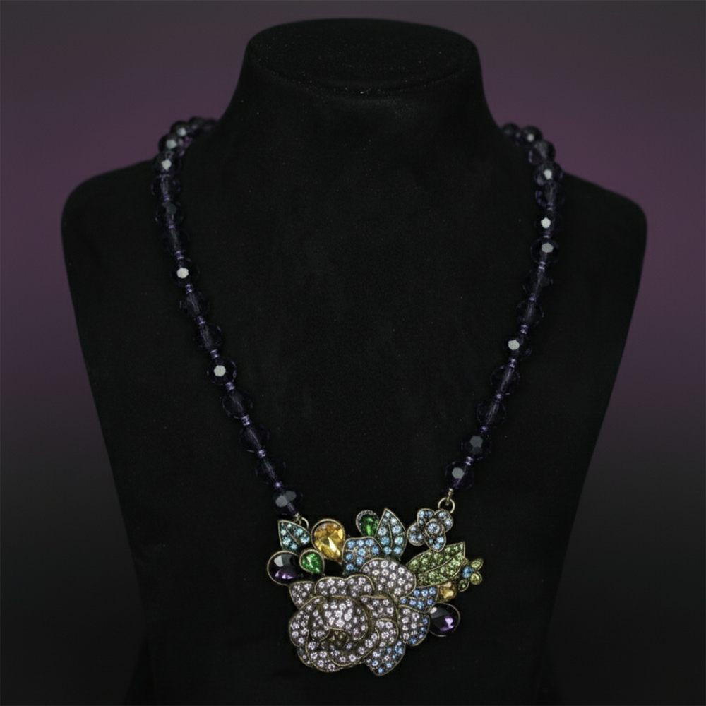 Bloom Luxe Crystal Necklace