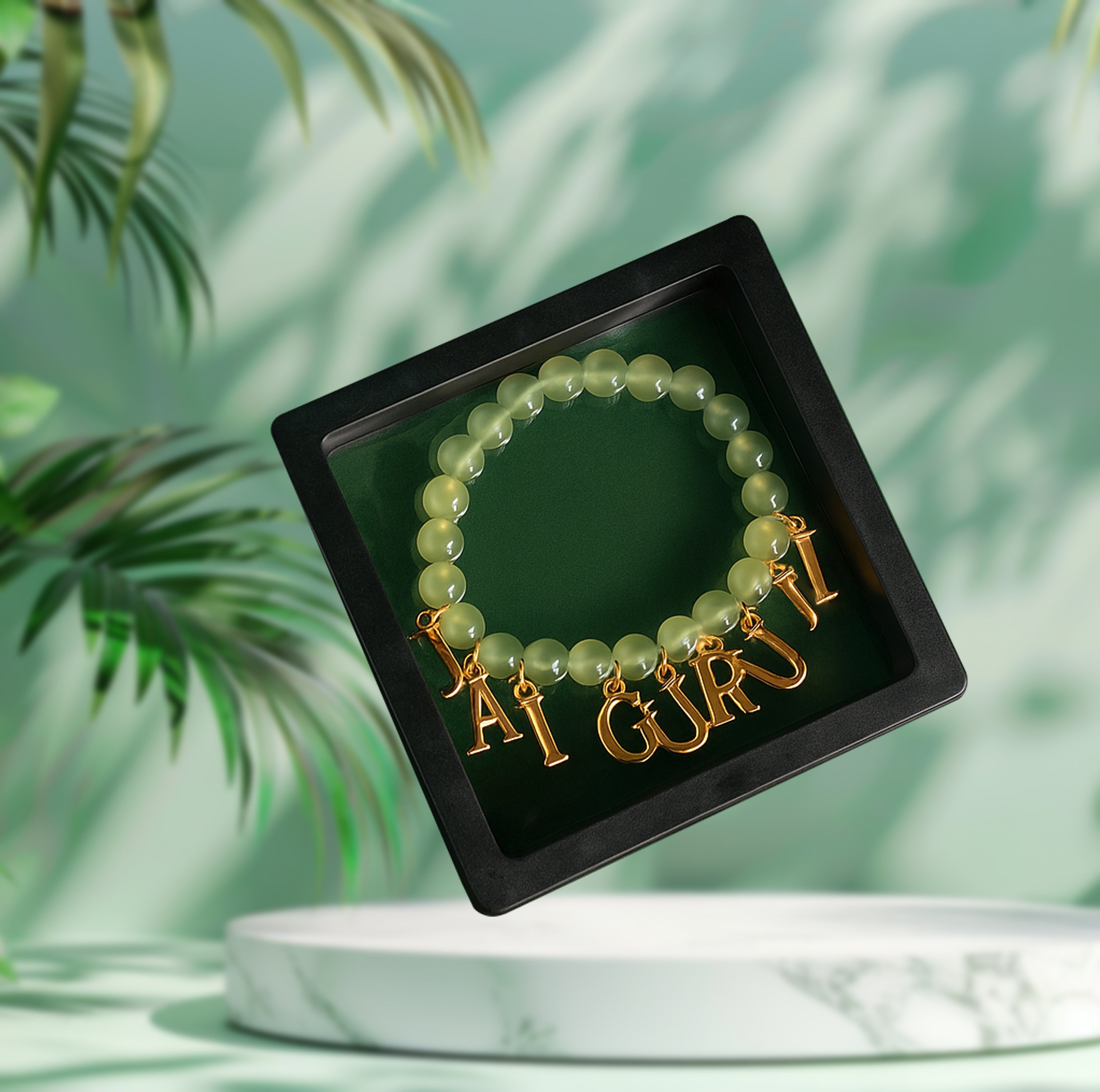 Jai Guruji Spiritual Charm Bracelet