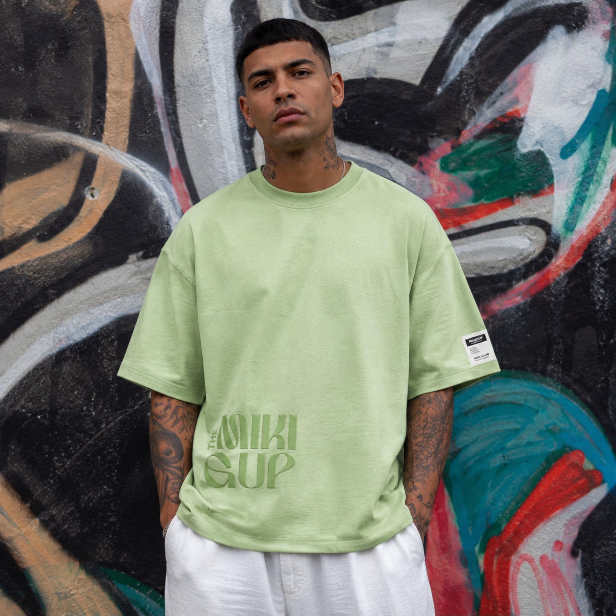 Oversized Tee – Pistachio Green