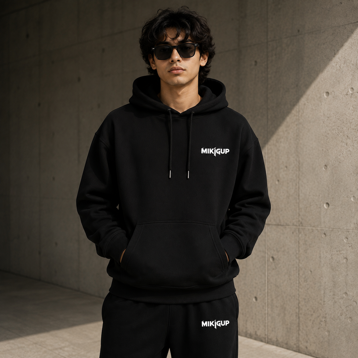Black Oversized Hoodie