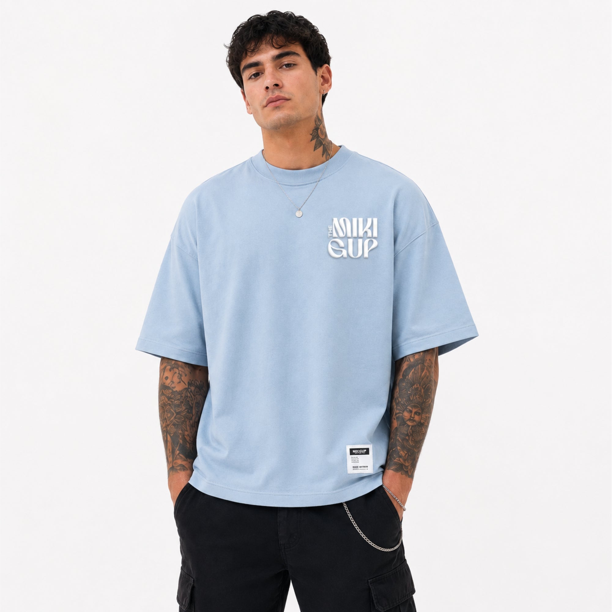 Oversized T-Shirt – Light Blue