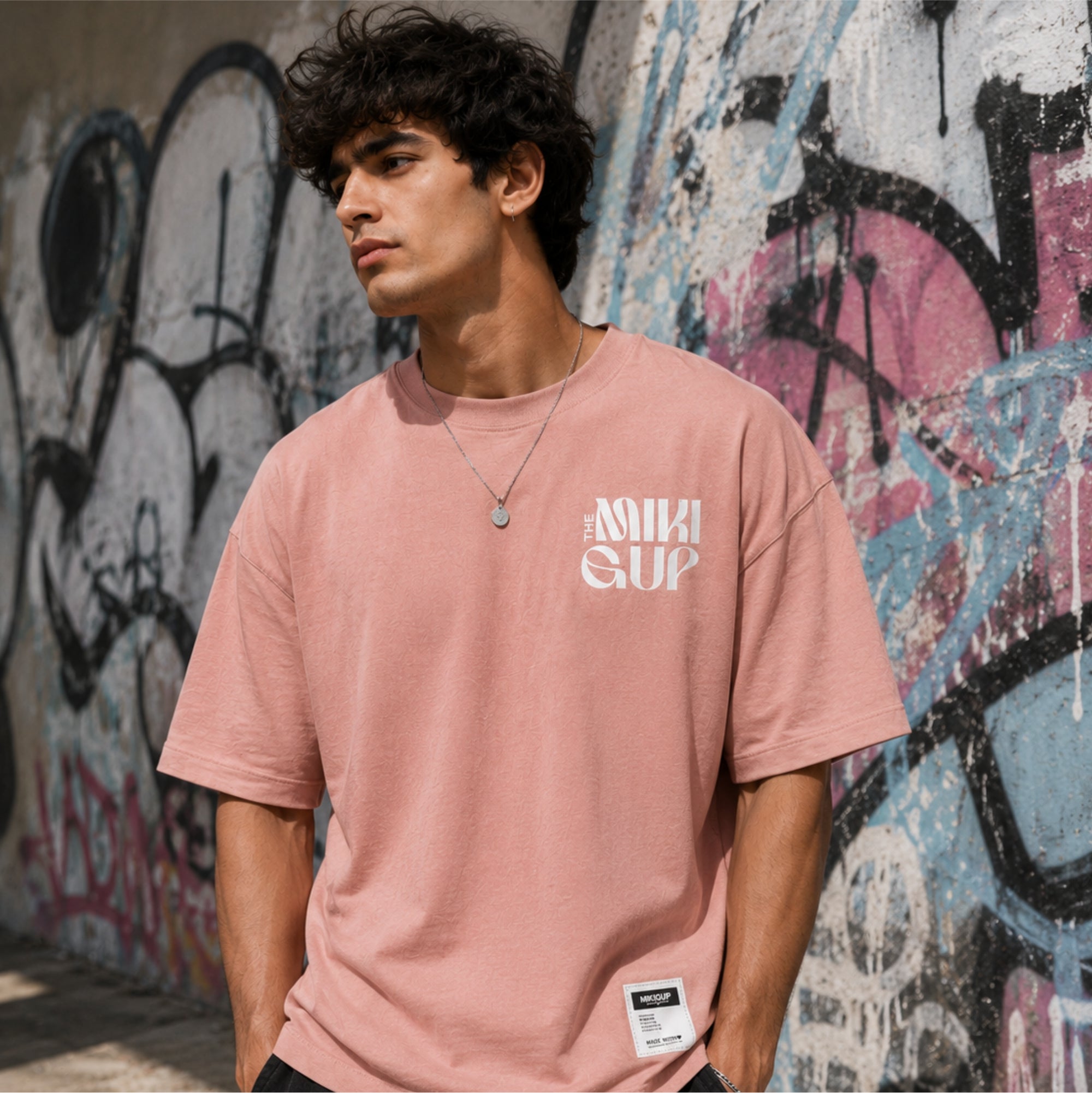 Oversized T-Shirt – Dusty Rose