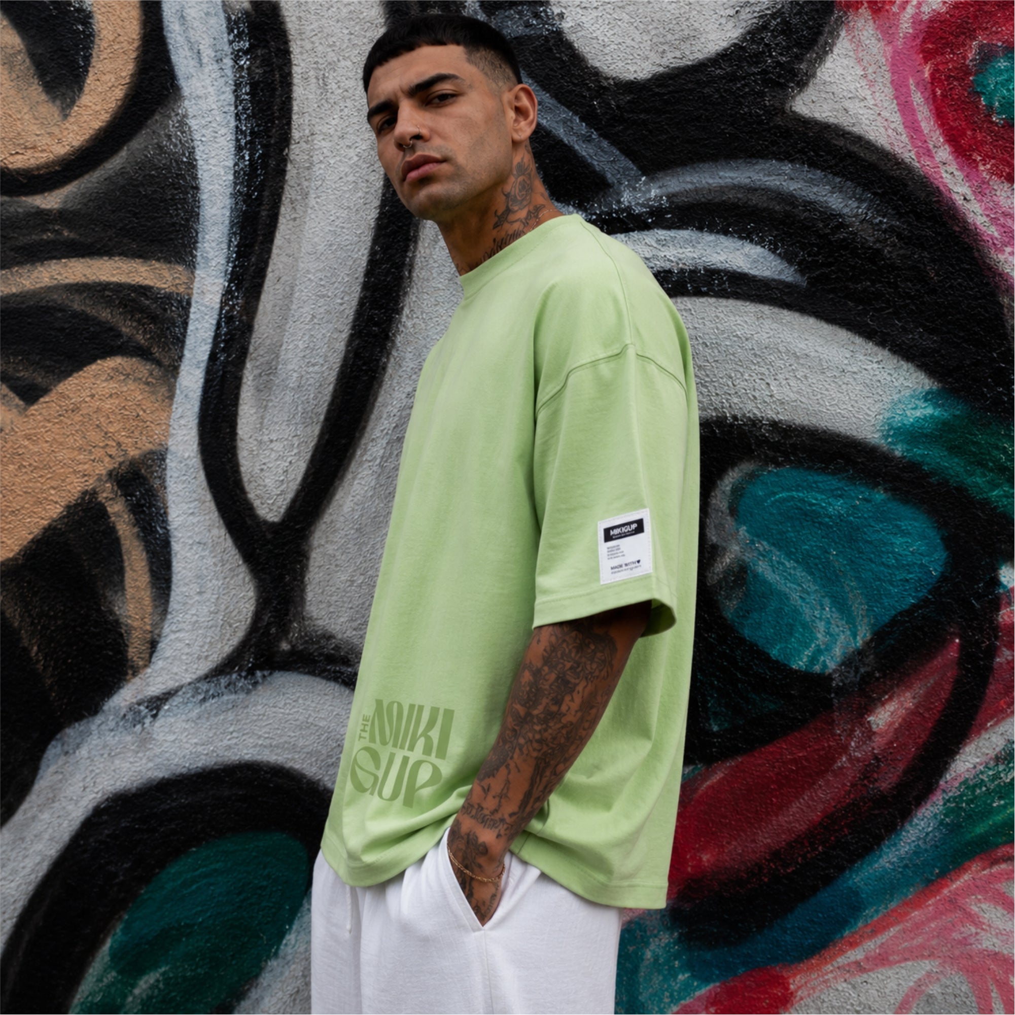 Oversized Tee – Pistachio Green