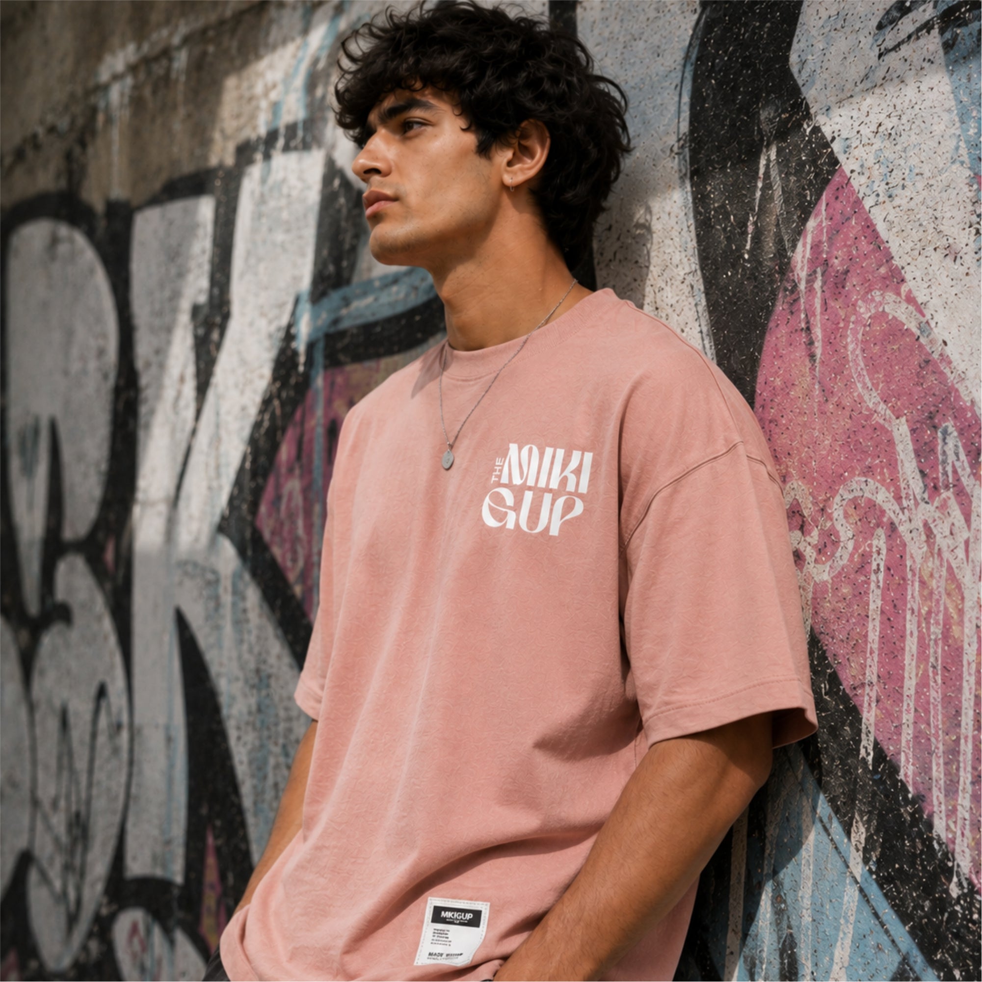 Oversized T-Shirt – Dusty Rose