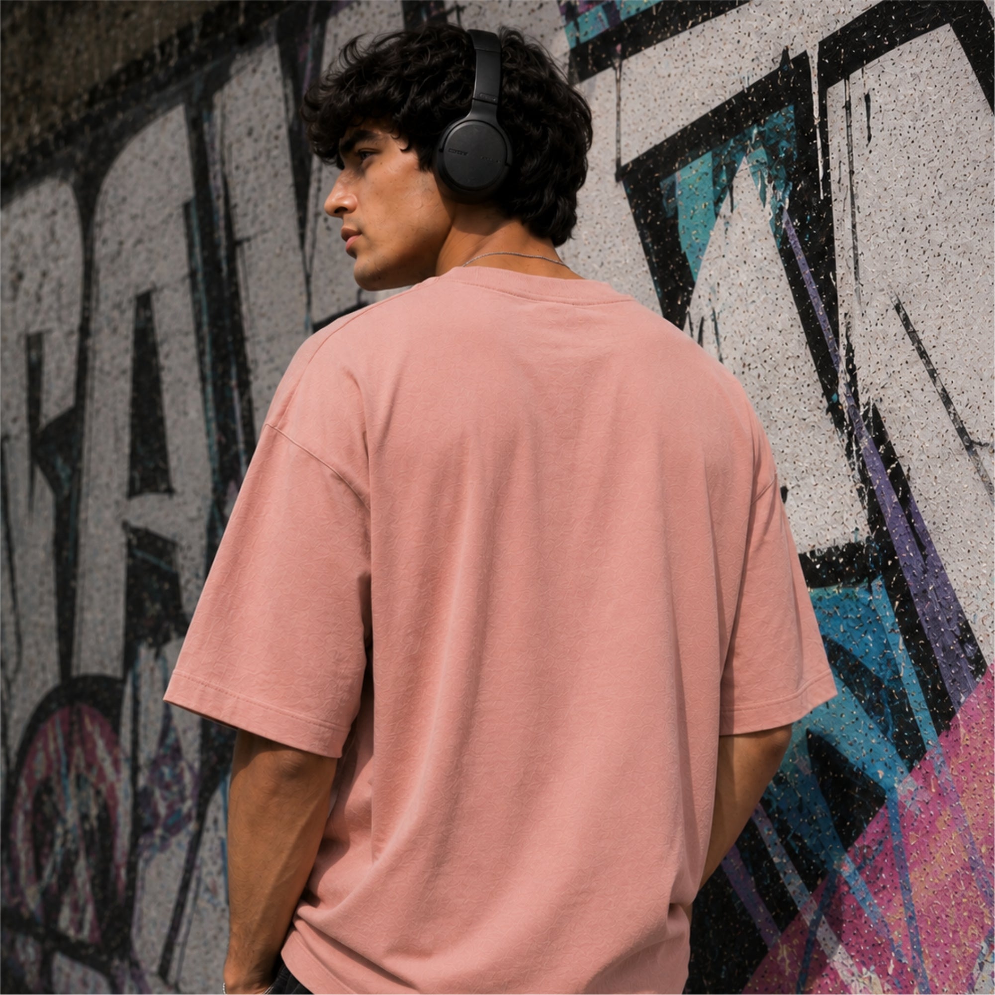 Oversized T-Shirt – Dusty Rose
