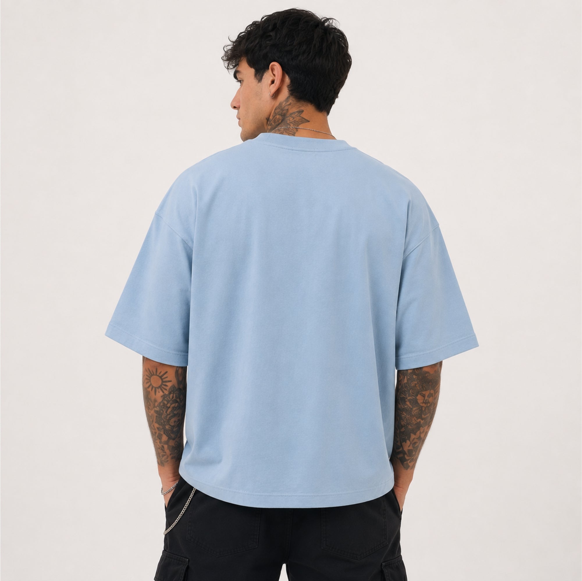 Oversized T-Shirt – Light Blue