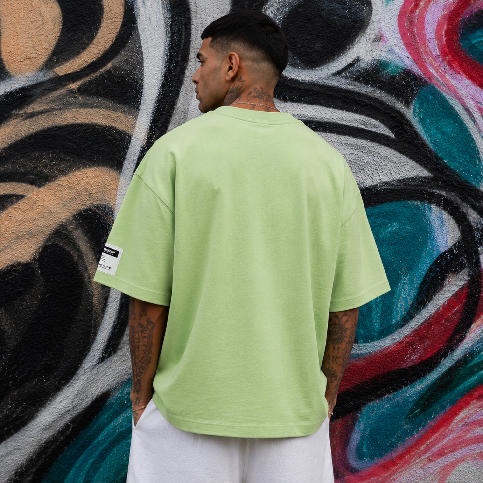 Oversized Tee – Pistachio Green
