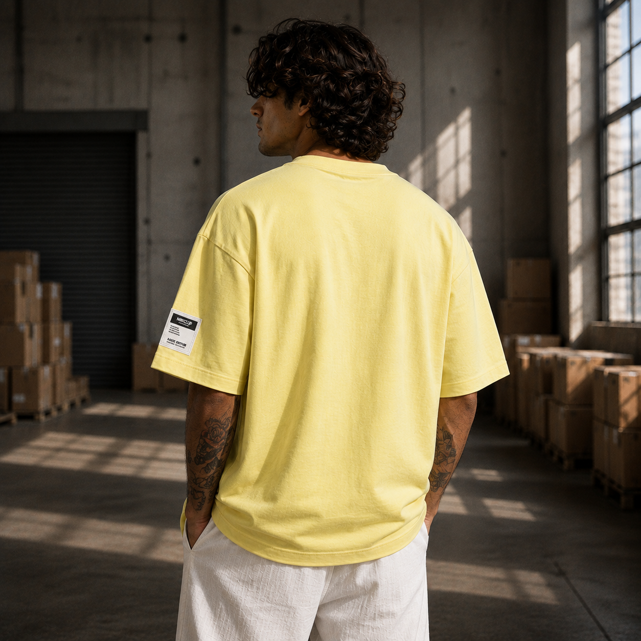 Oversized Tee – Lime Yellow