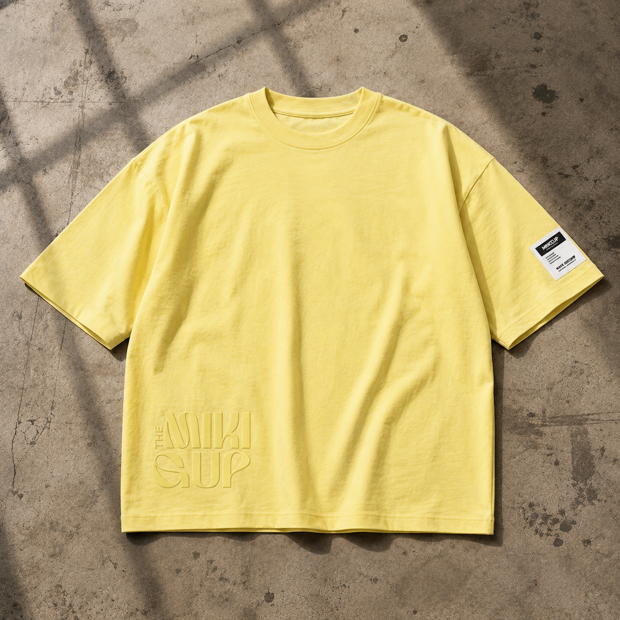 Oversized Tee – Lime Yellow