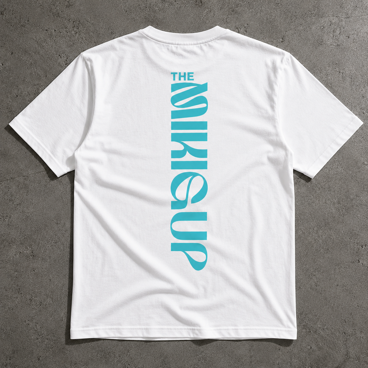 Regular White Fit Tee – Blue Print