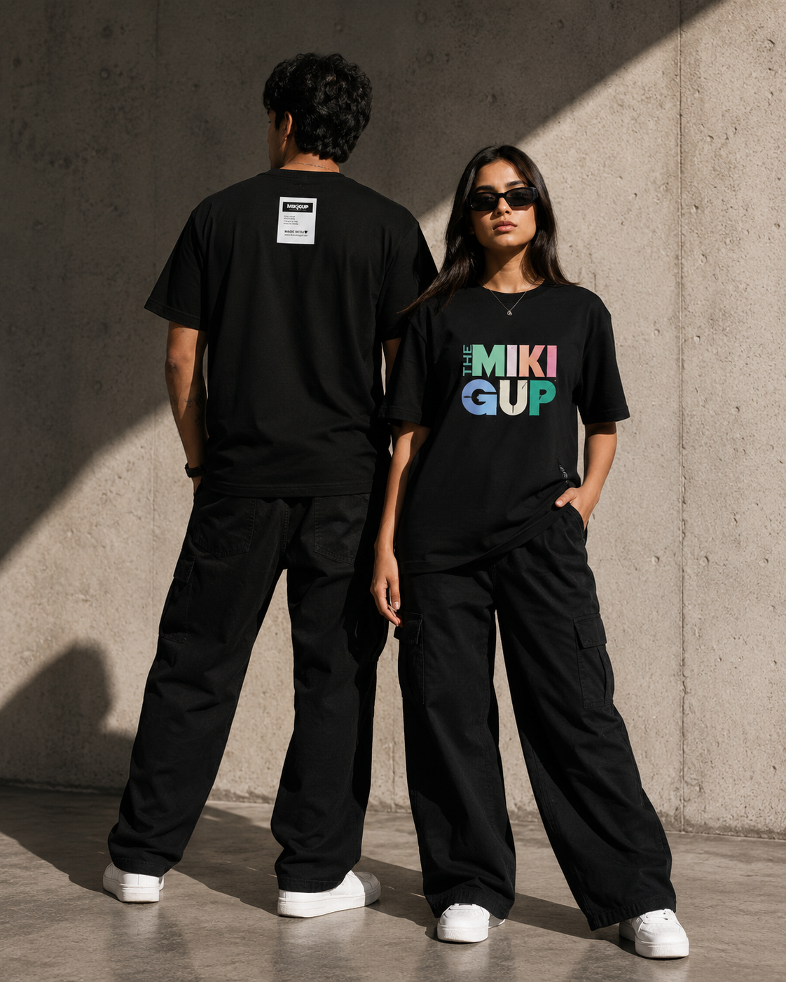 MIKIGUP Graphic Tee – Black