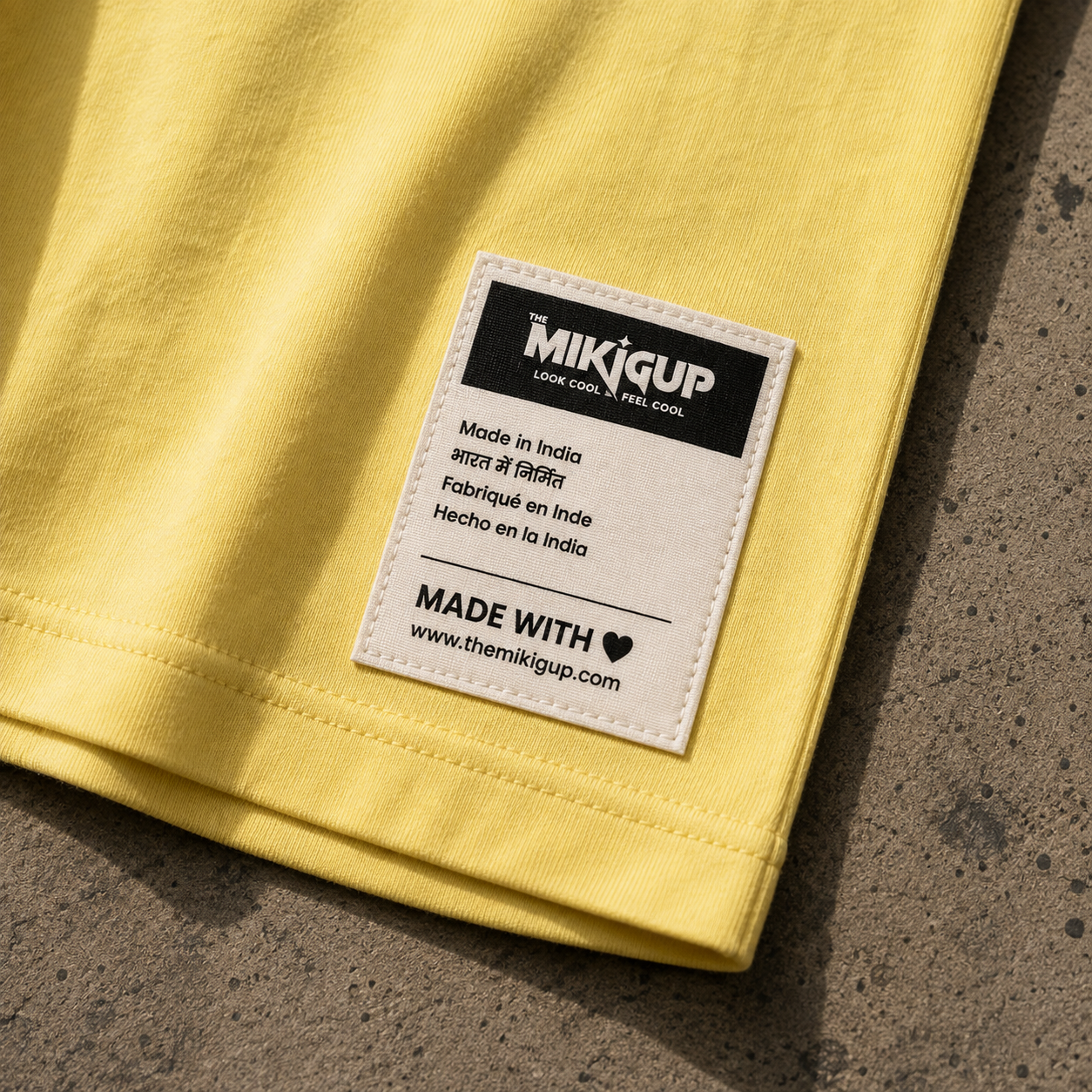 Oversized Tee – Lime Yellow