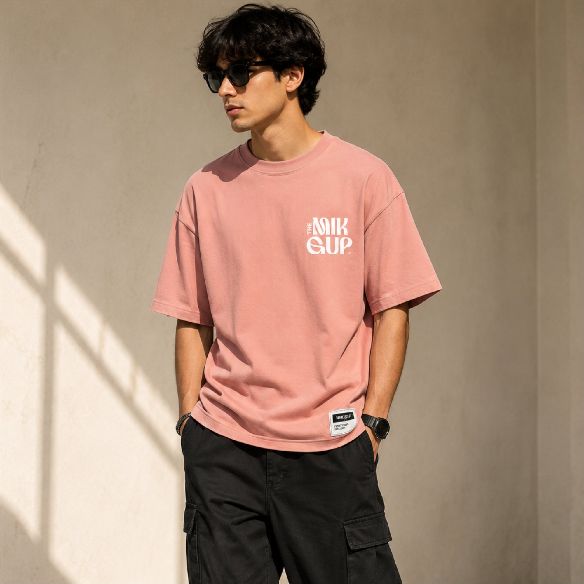 Oversized T-Shirt – Dusty Rose