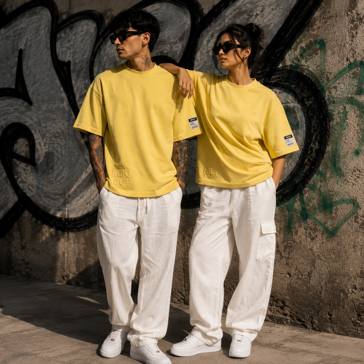 Oversized Tee – Lime Yellow