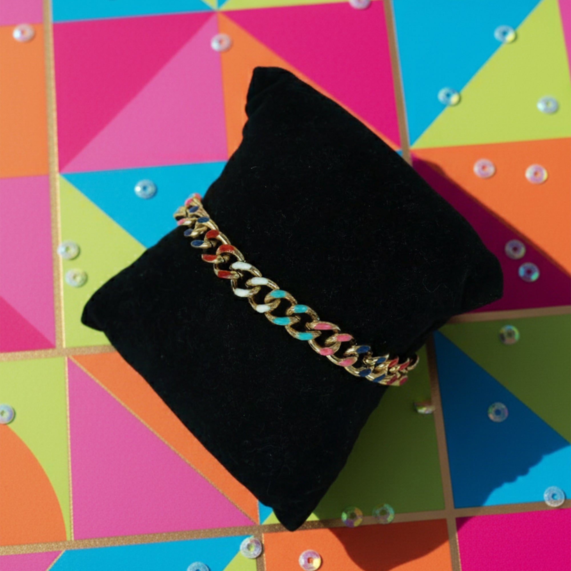 Candy Pop Cuban Chain Bracelet