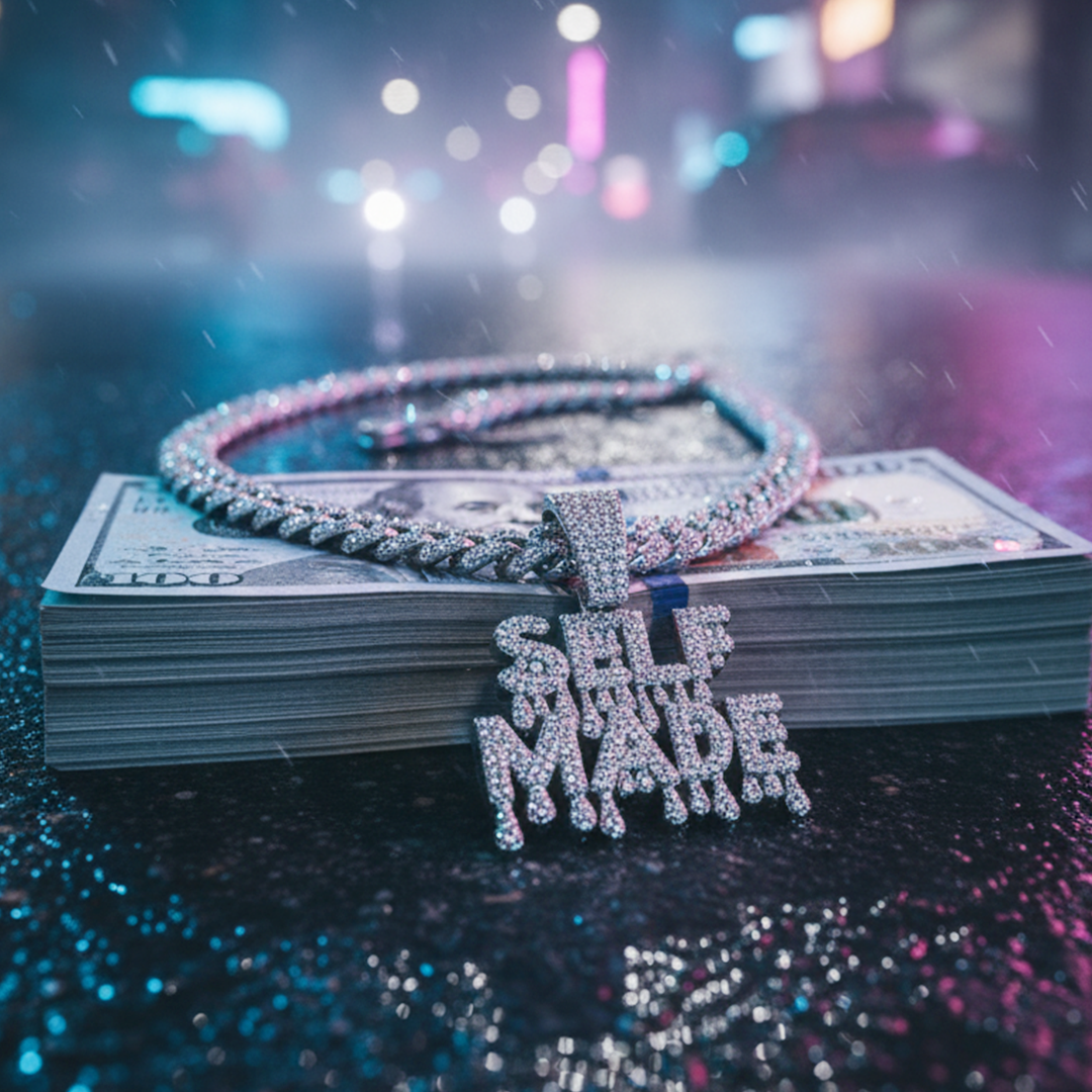 Self Made Iced Out Statement Chain