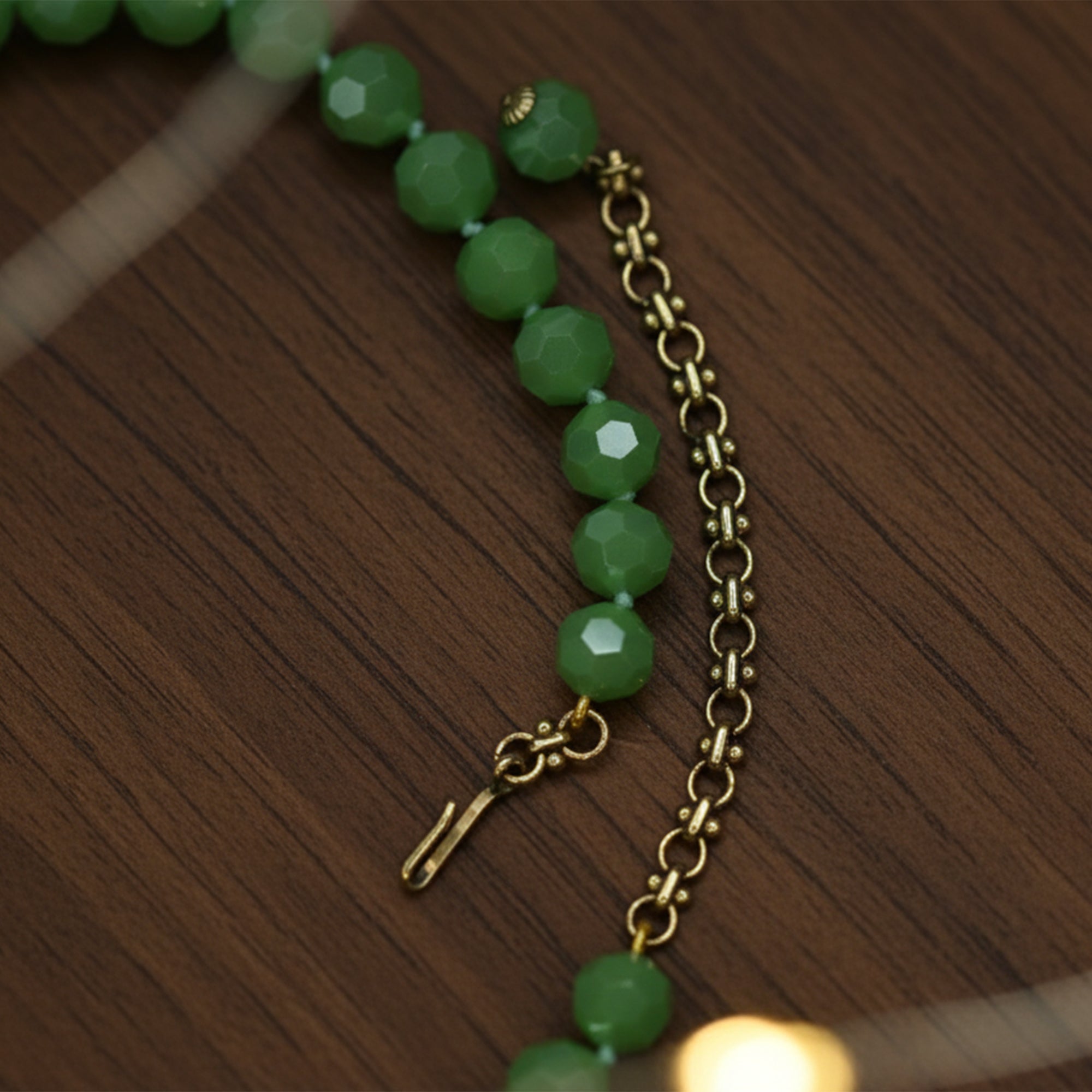 Emerald Dragon Statement Necklace