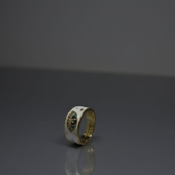 Evil Eye Enamel Ring Collection
