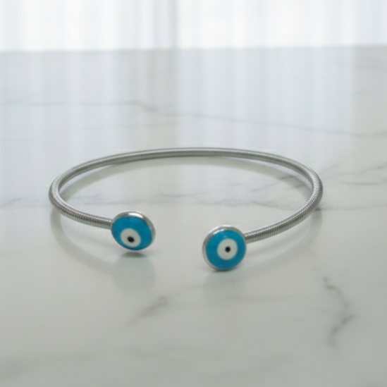 Evil Eye Aura Cuff Bracelet