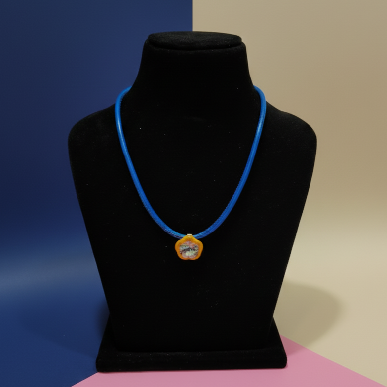 Enamel Pendant Necklace