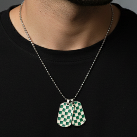 Checkmate Tag Pendant Chains