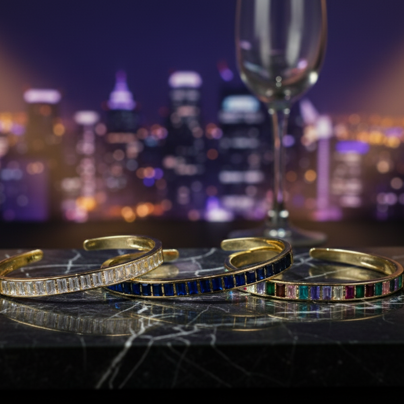 Luna Luxe Gem Cuff