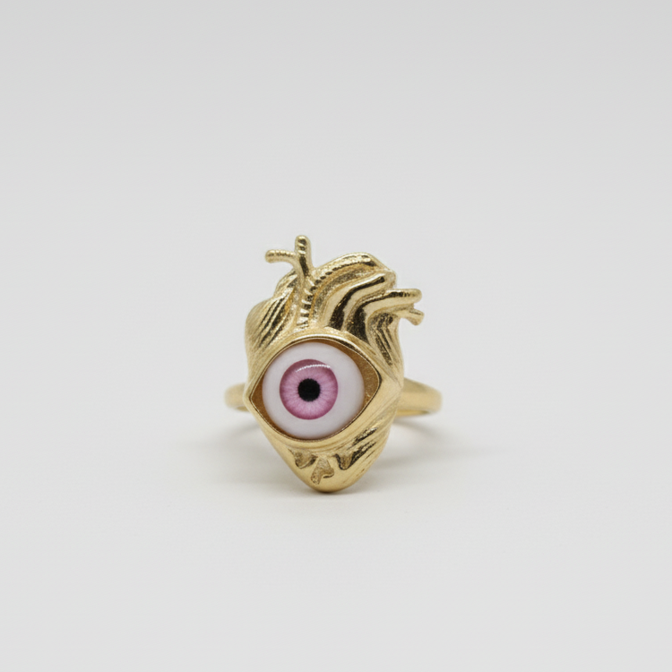 Eye Heart Statement Ring