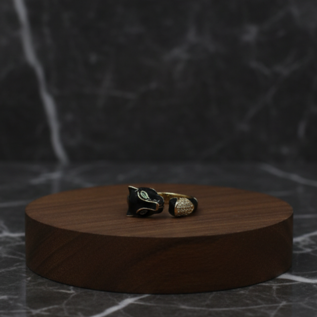 Midnight Panther Ring