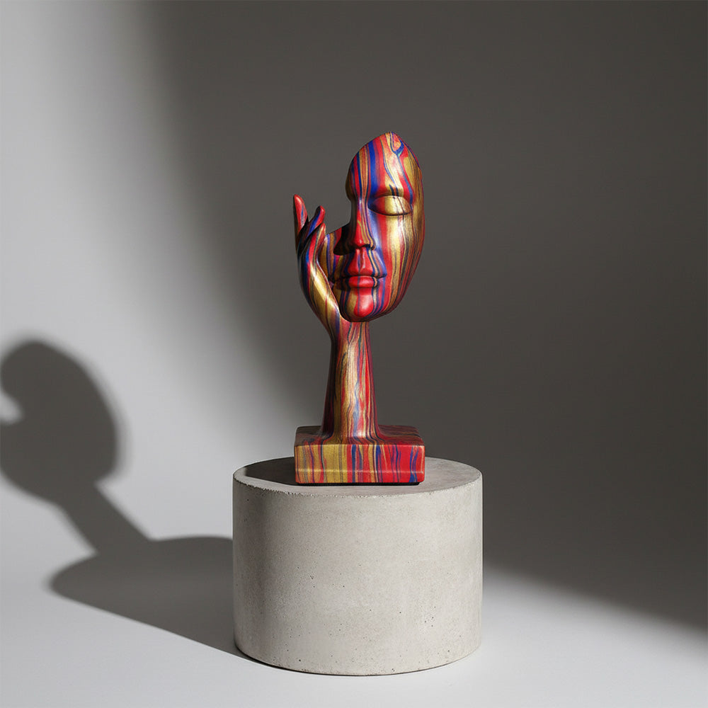 The Muse  Abstract Face Art Sculpture