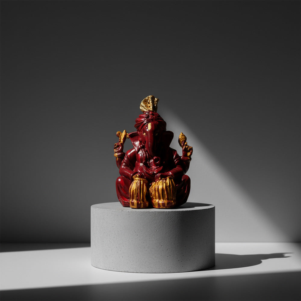 The Rhythmic Ganesha Handcrafted