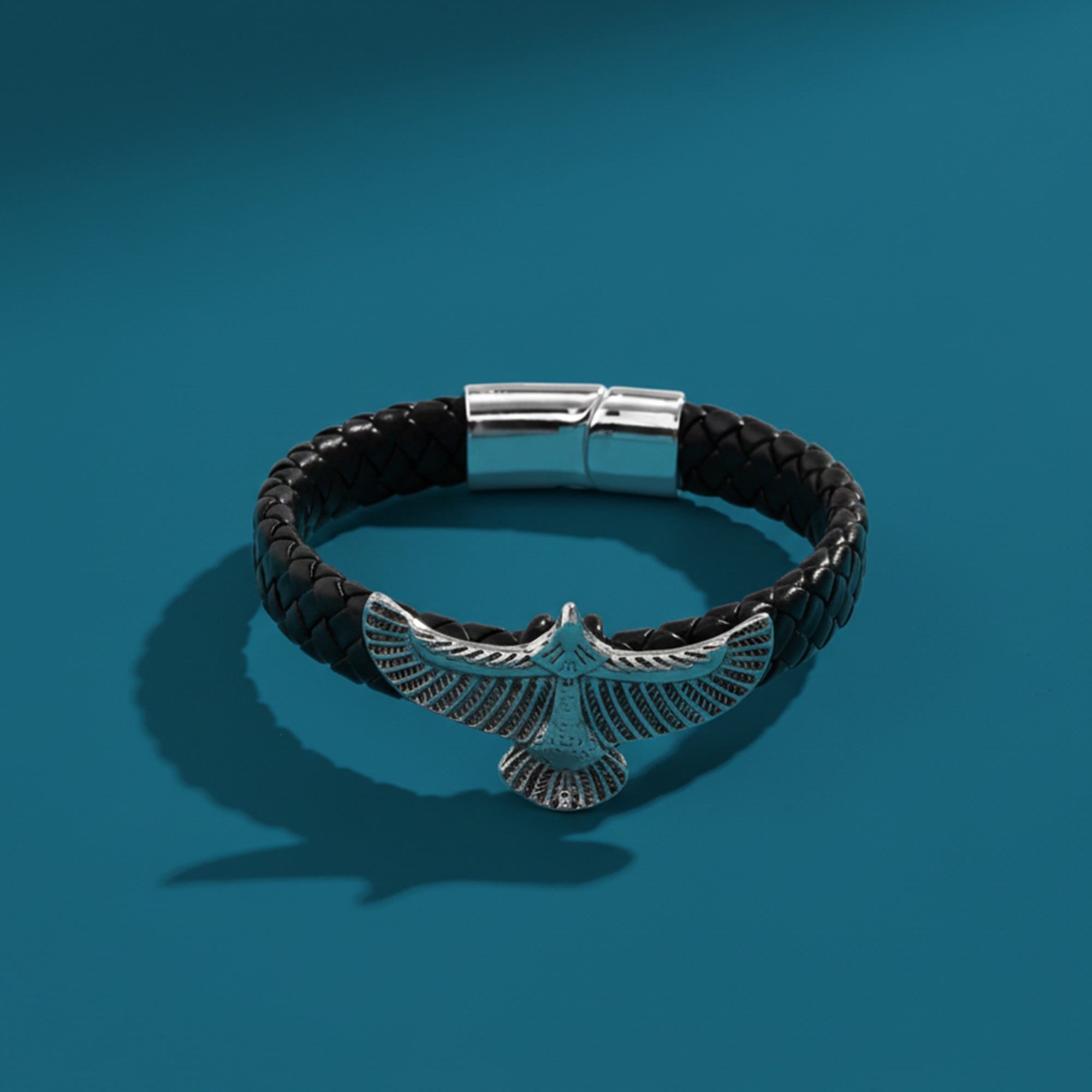 Eagle Wing Leather Bracelet