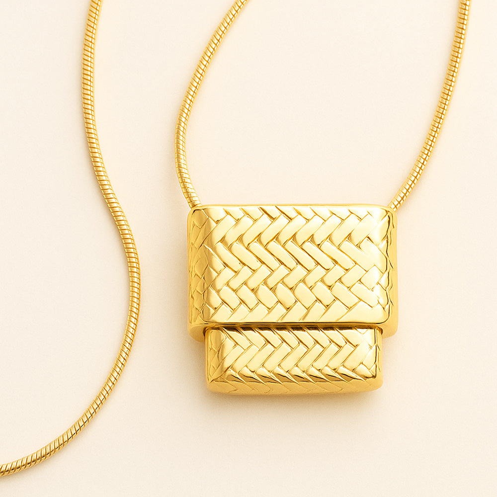 Woven Luxe Pendant