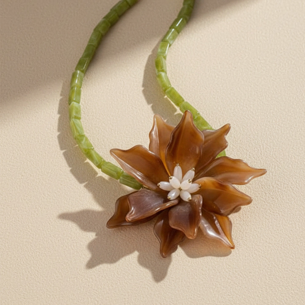 Bloom Bold Necklace Statement Floral Collection