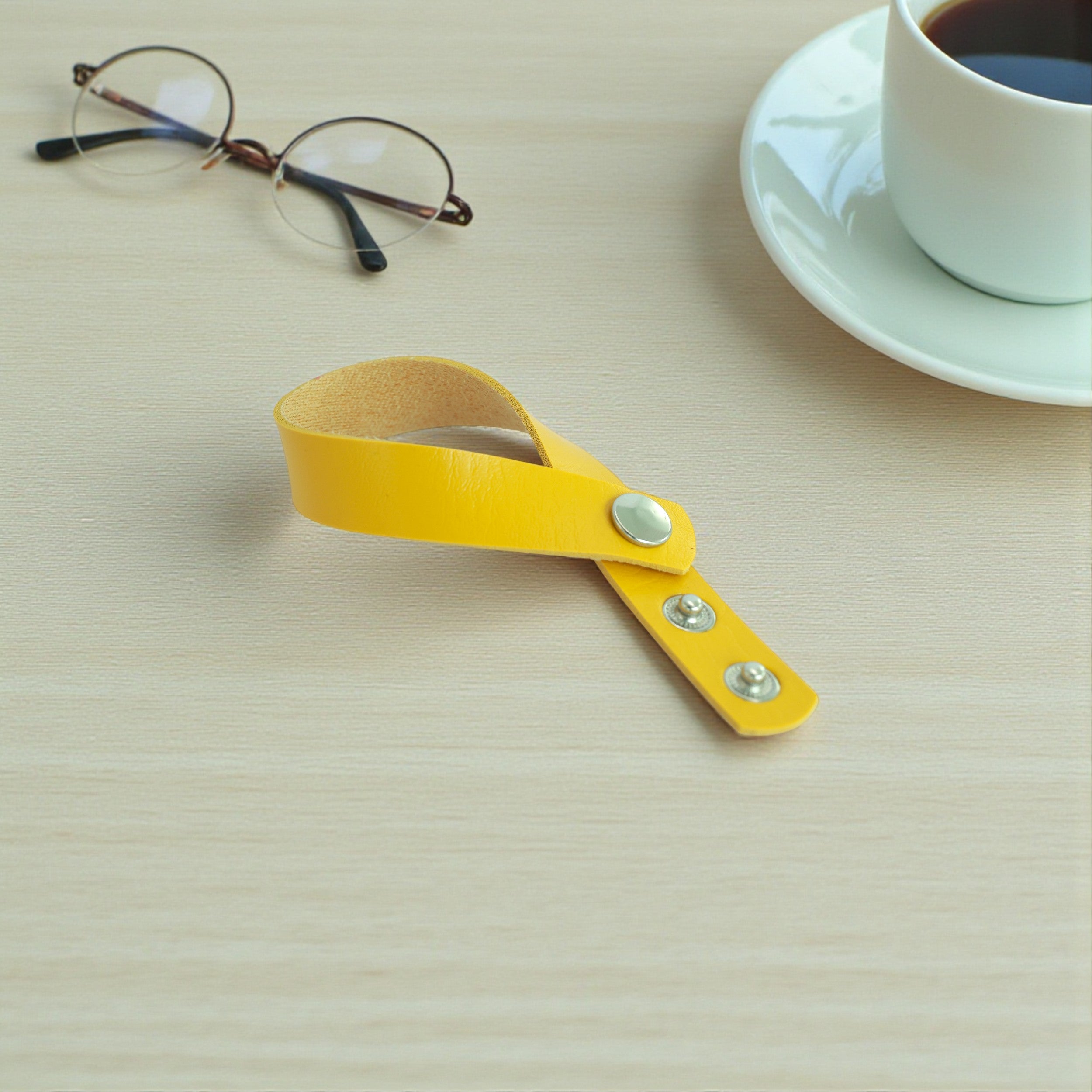 Pop Snap Leather Bracelet