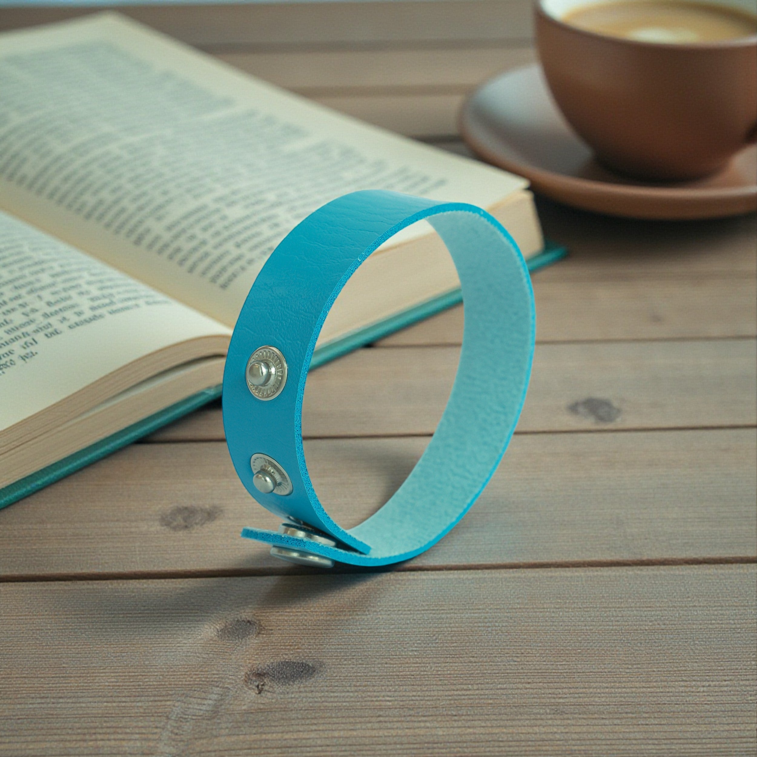 Pop Snap Leather Bracelet